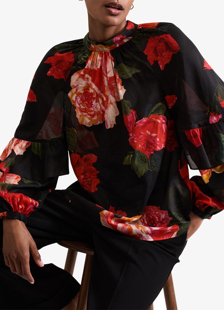 Φυλαχτό Celina Floral Tunic με Όγδοη Φάση