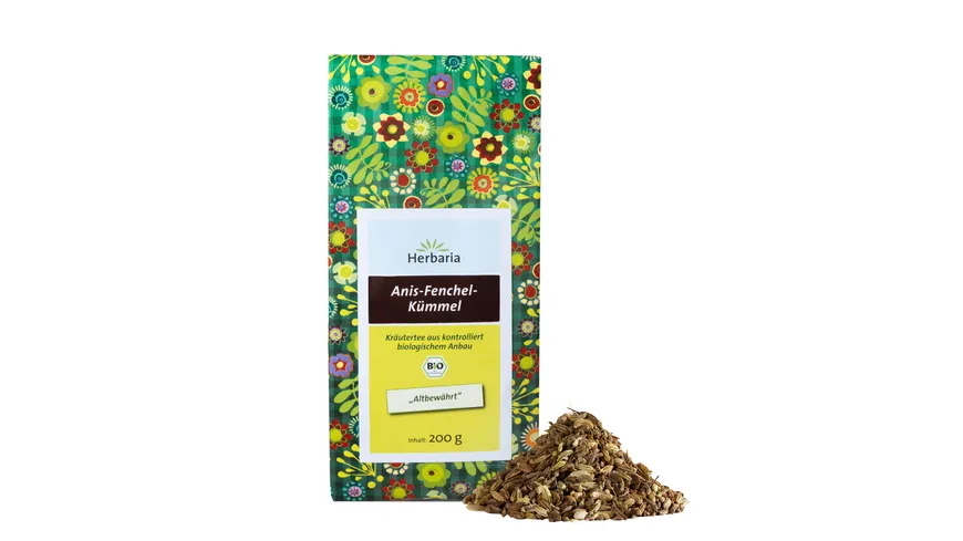 Herbaria Anis-Fenchel-Kümmel-Tee bio 200 g
