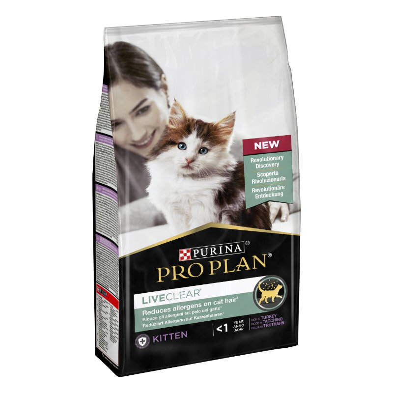 PRO PLAN Trockenfutter PRO PLAN Liveclear Kitten Truthahn 1,4 kg