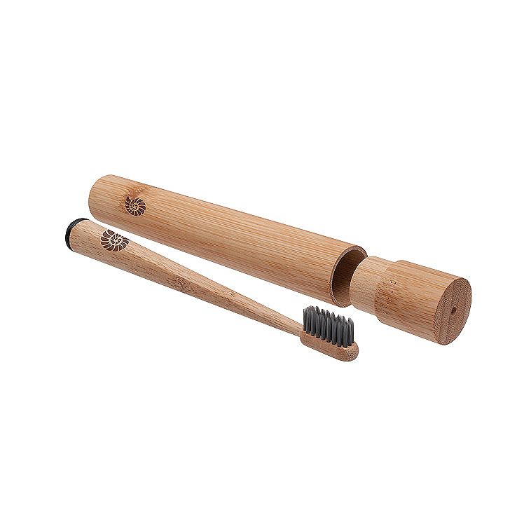 Bambuszahnbürste Stand - mit Etui