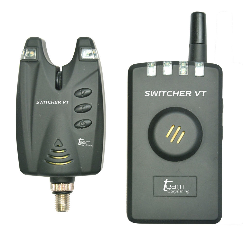 Carp Team Carpfishing Switcher VT 3-dielna sada signalizátorov záberu + prijímač