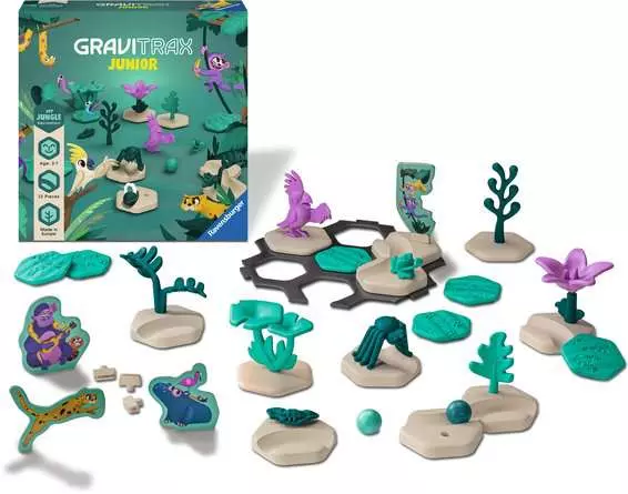 GraviTrax Junior Extension Jungle - Kugelbahn-Erweiterung für Kinder ab 3 Jahren
