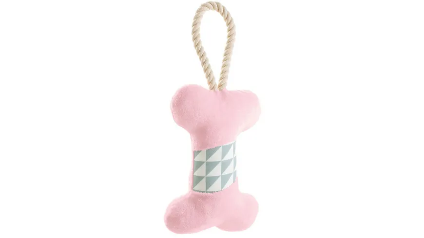 Hunter Hundespielzeug Salima Knochen rosa, 29 cm