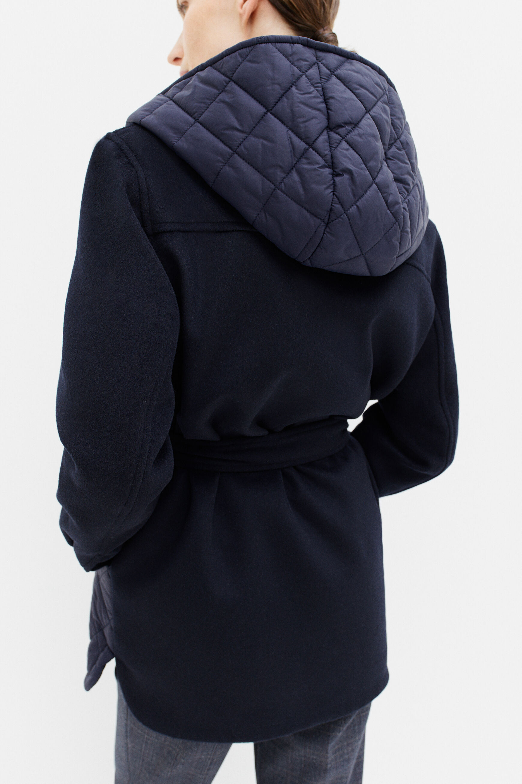 manteau maxine bleu marine femme