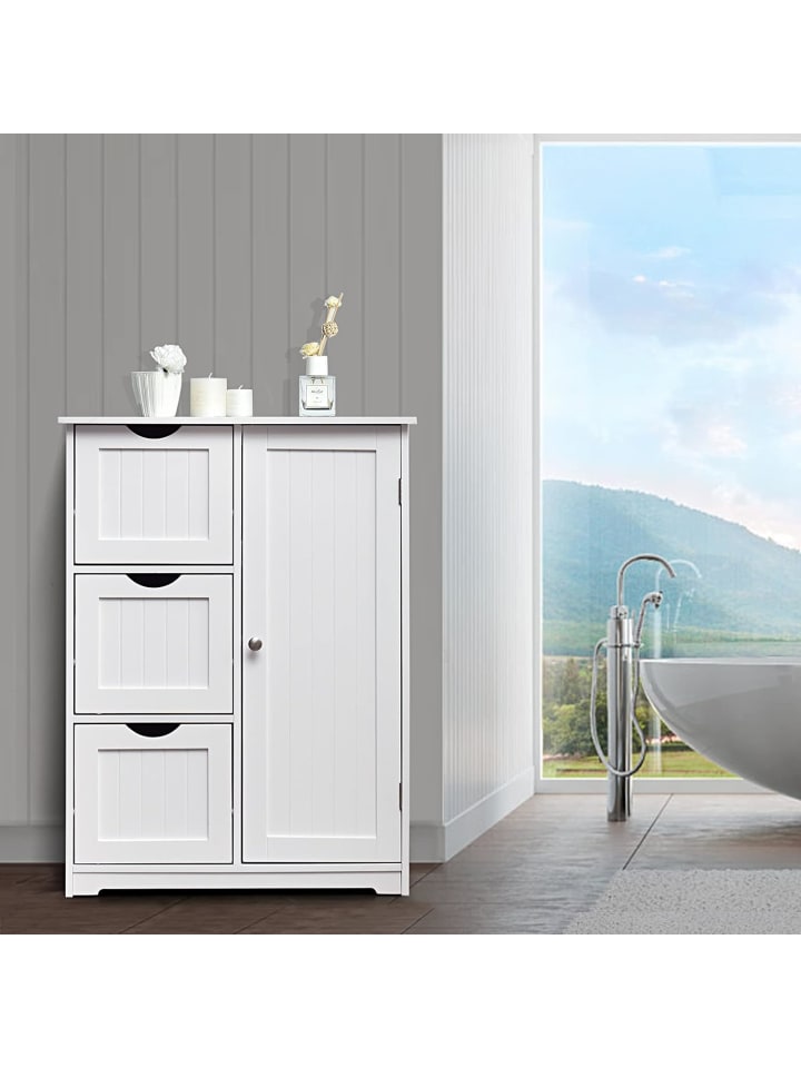 COSTWAY Badezimmerschrank in Weiß günstig kaufen 60 cm