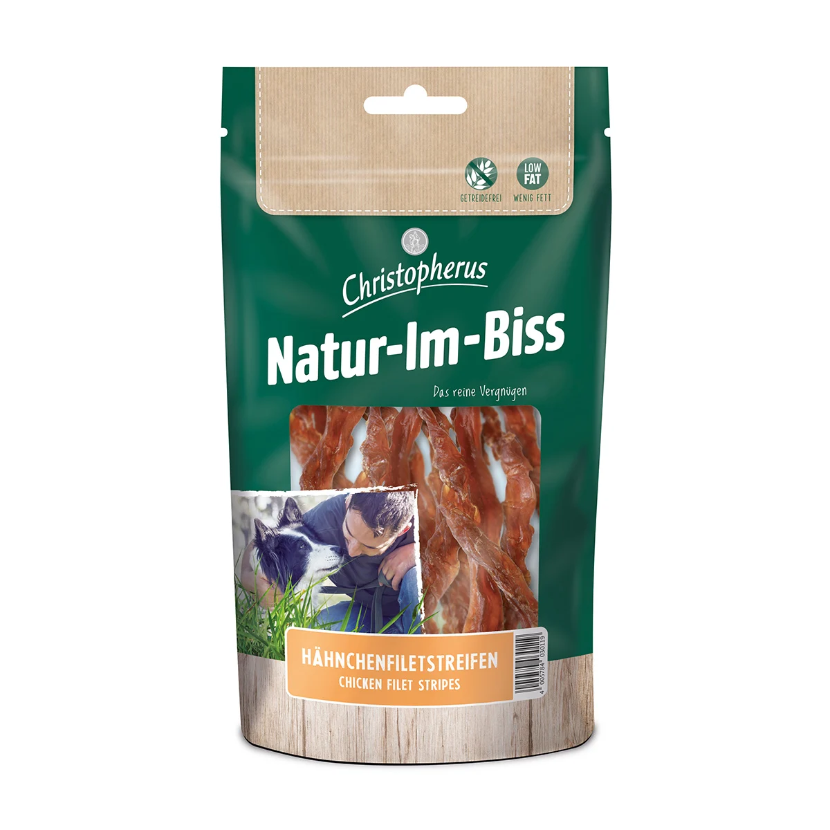 Christopherus Natur-Im-Biss Hähnchenfiletstreifen bei ZooRoyal