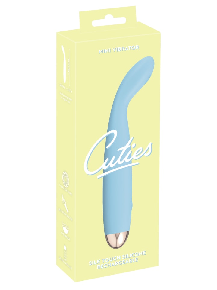 Cuties Vibrator Mini Vibrator in blau günstig kaufen 18,5 cm