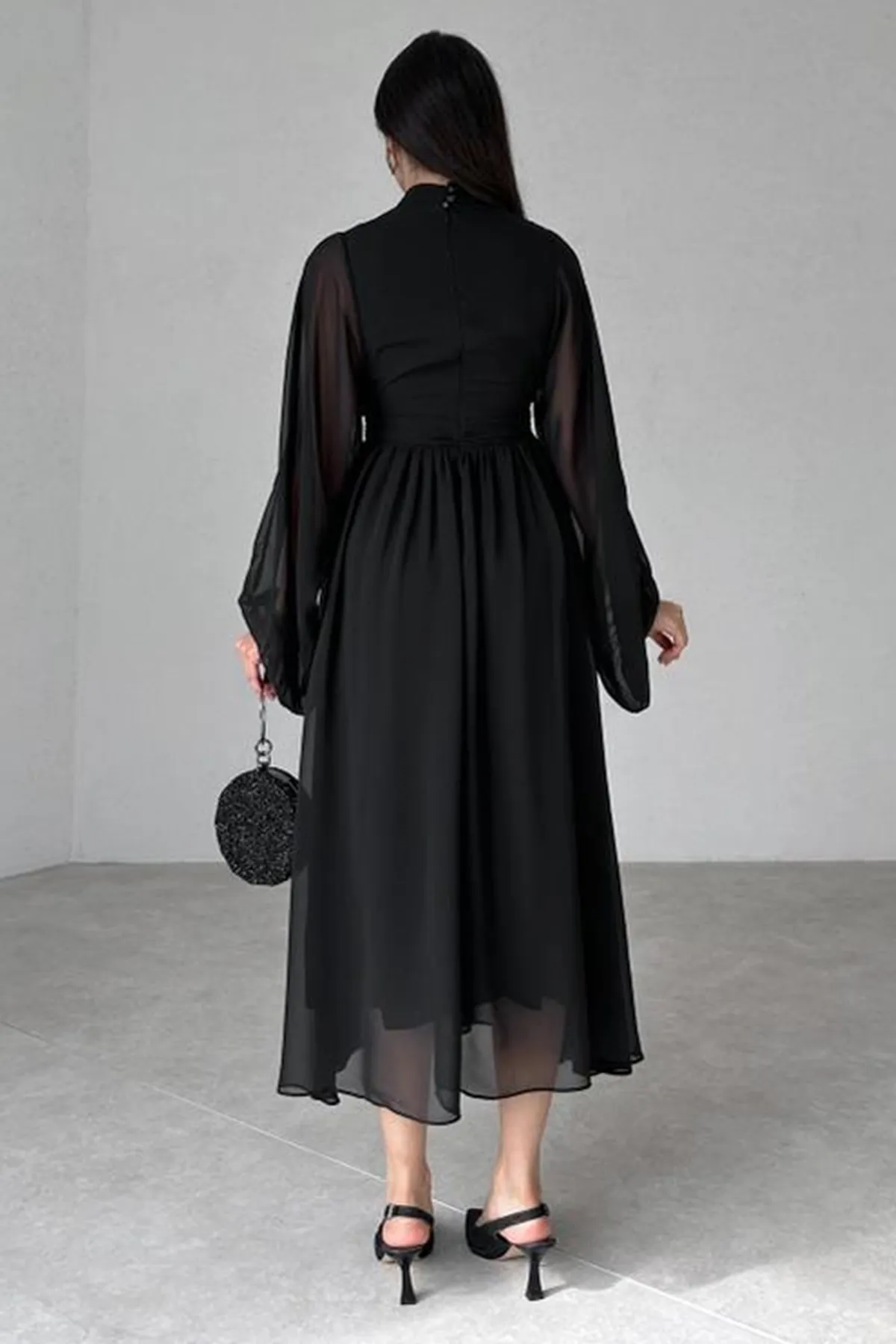 vuvutasarım  Kleid - Schwarz - A-Linie