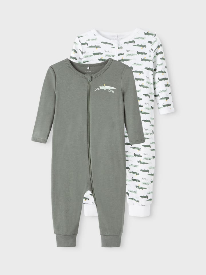 name it Schlafstrampler 2er Pack in agave green günstig kaufen 50