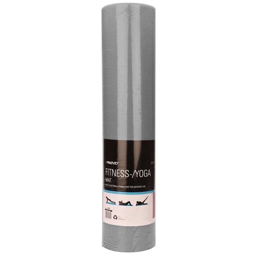 Avento Yogamatte Fitnessmatte Yogamatte 160x60 cm Grau PE 41VG-GRI-Uni
