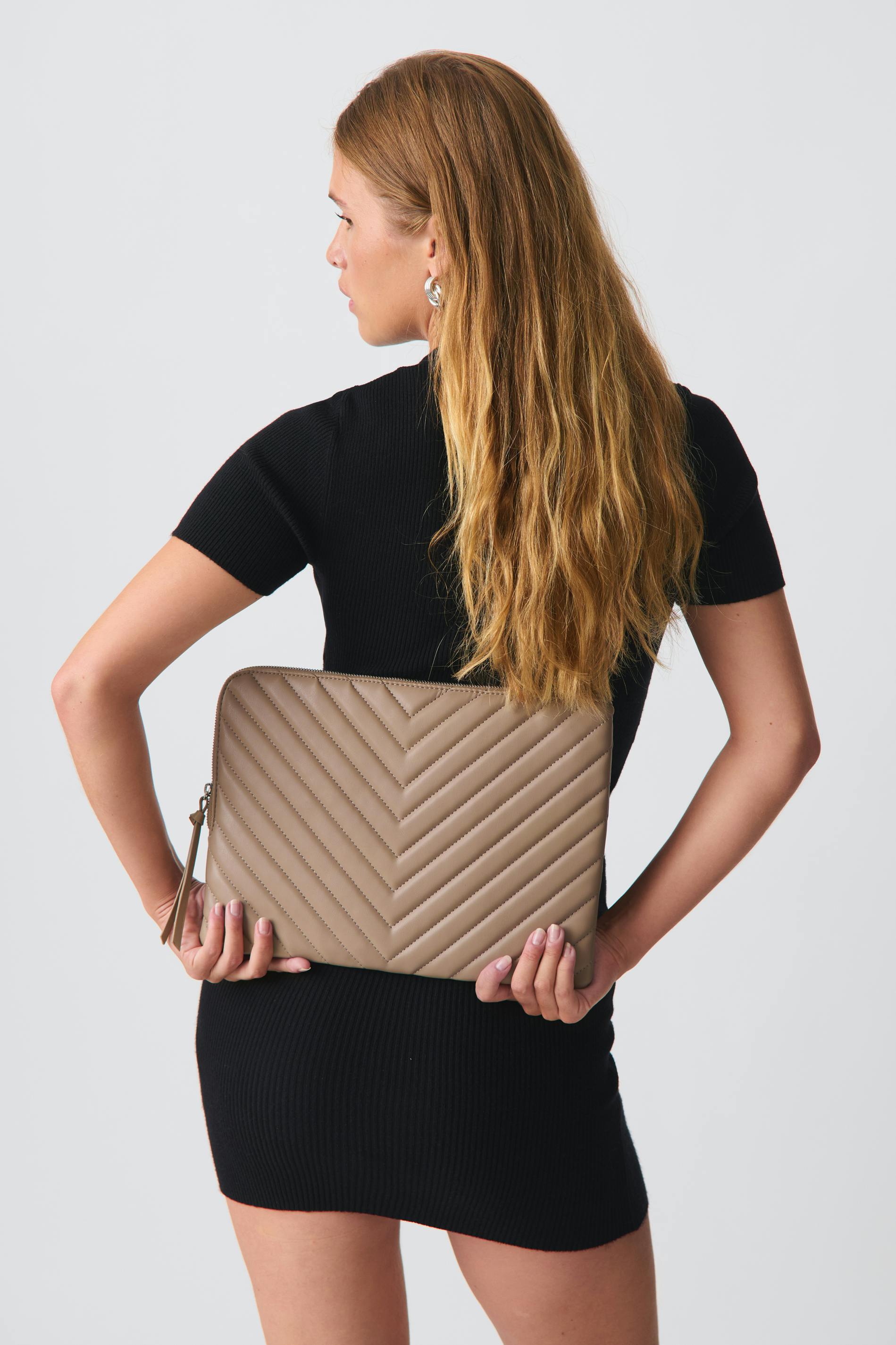 Quilted laptop case