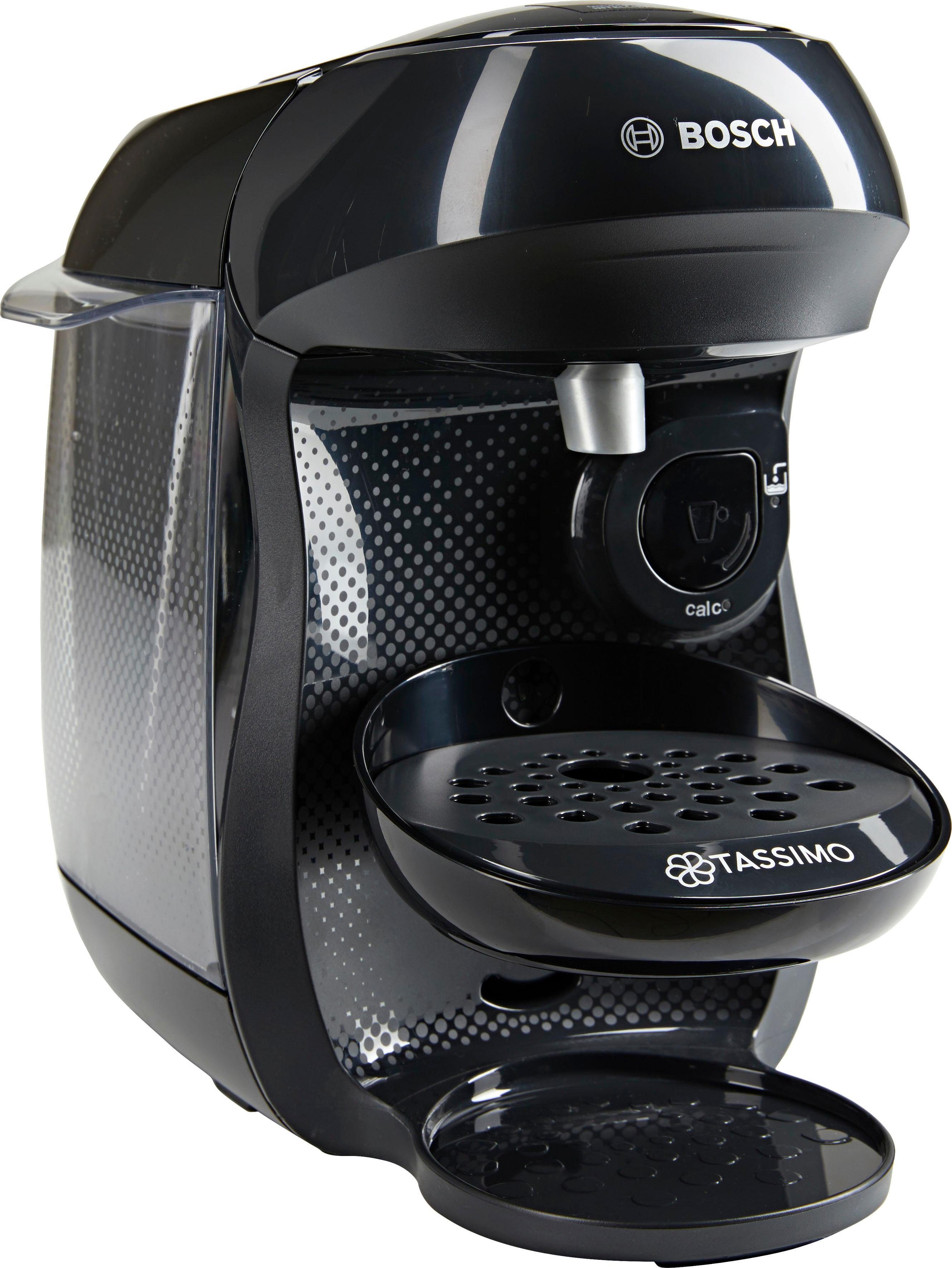 TASSIMO Kapselmaschine HAPPY TAS1002N, 1400 W, vollautomatisch, geeignet für alle Tassen, platzsparend