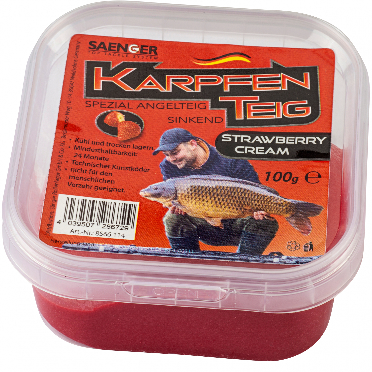 Sänger Karpfenteig (Strawberry Cream)