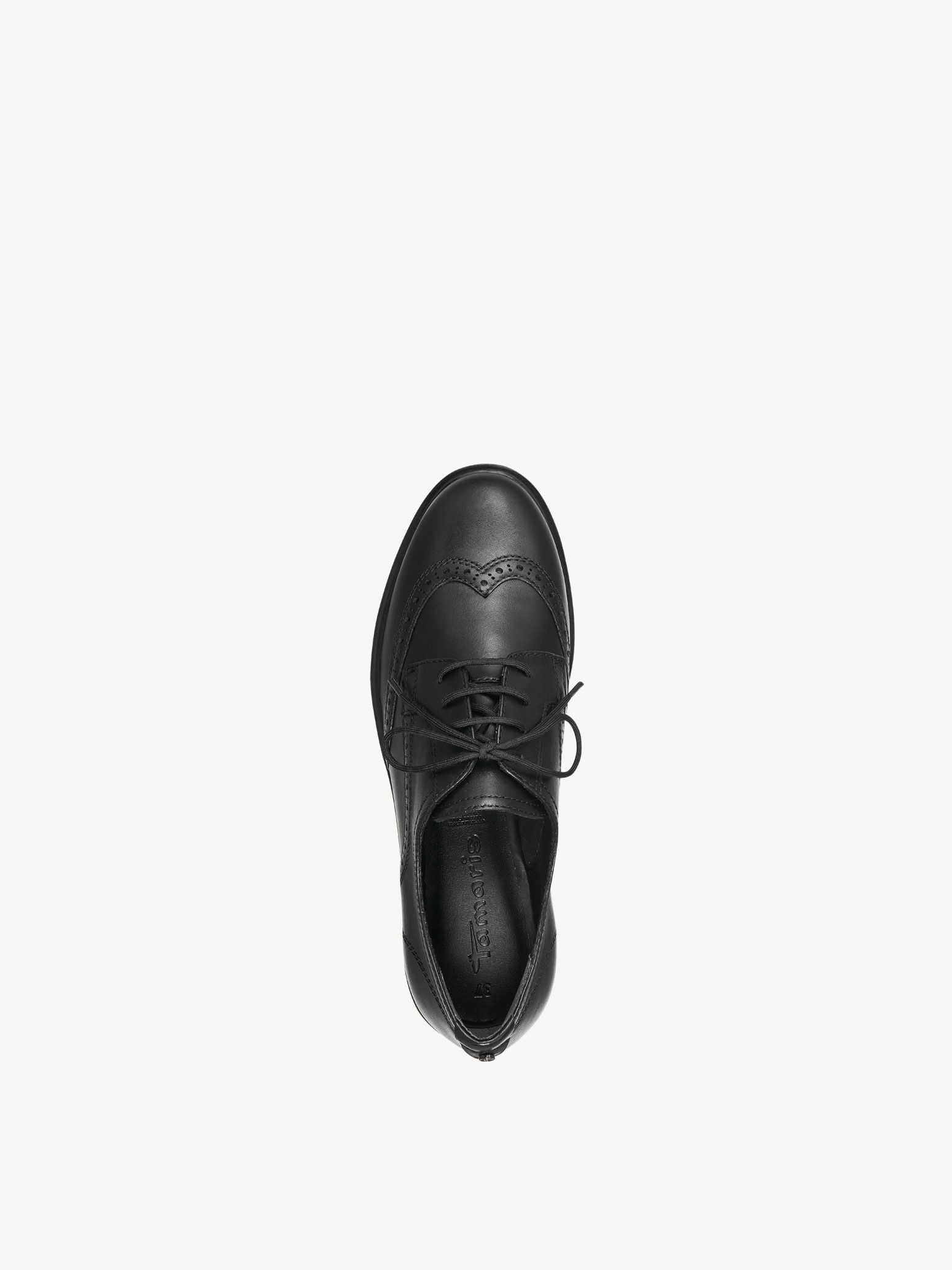 Derbie en cuir - noir