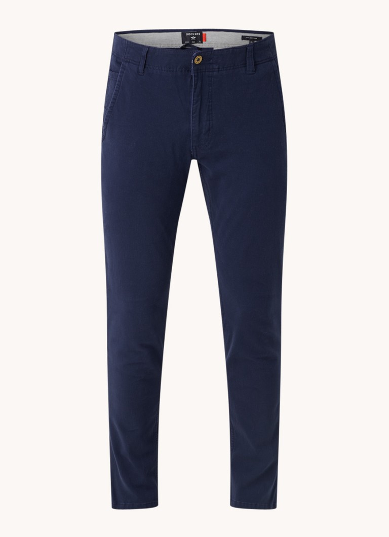 Spodnie chino Dockers Alpha Skinny Fit z kieszeniami bocznymi