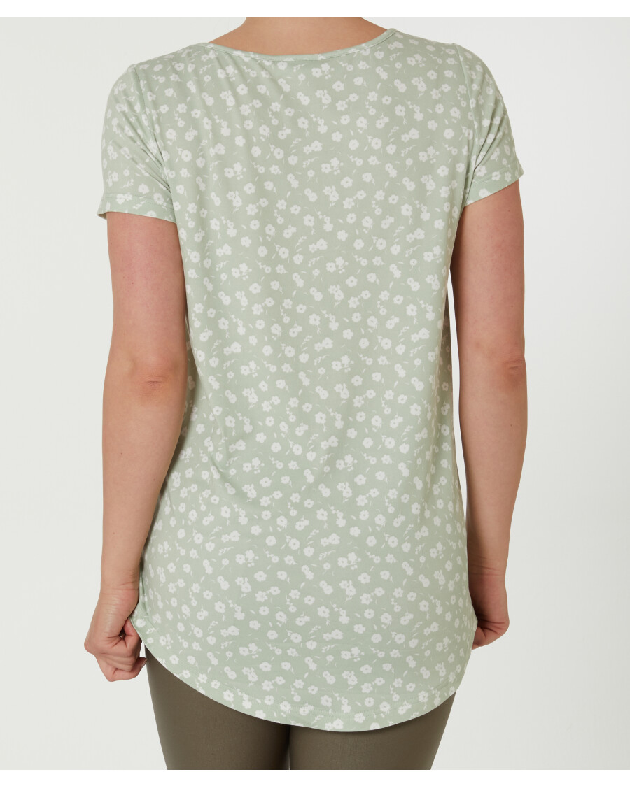 Longshirt mit Blumen