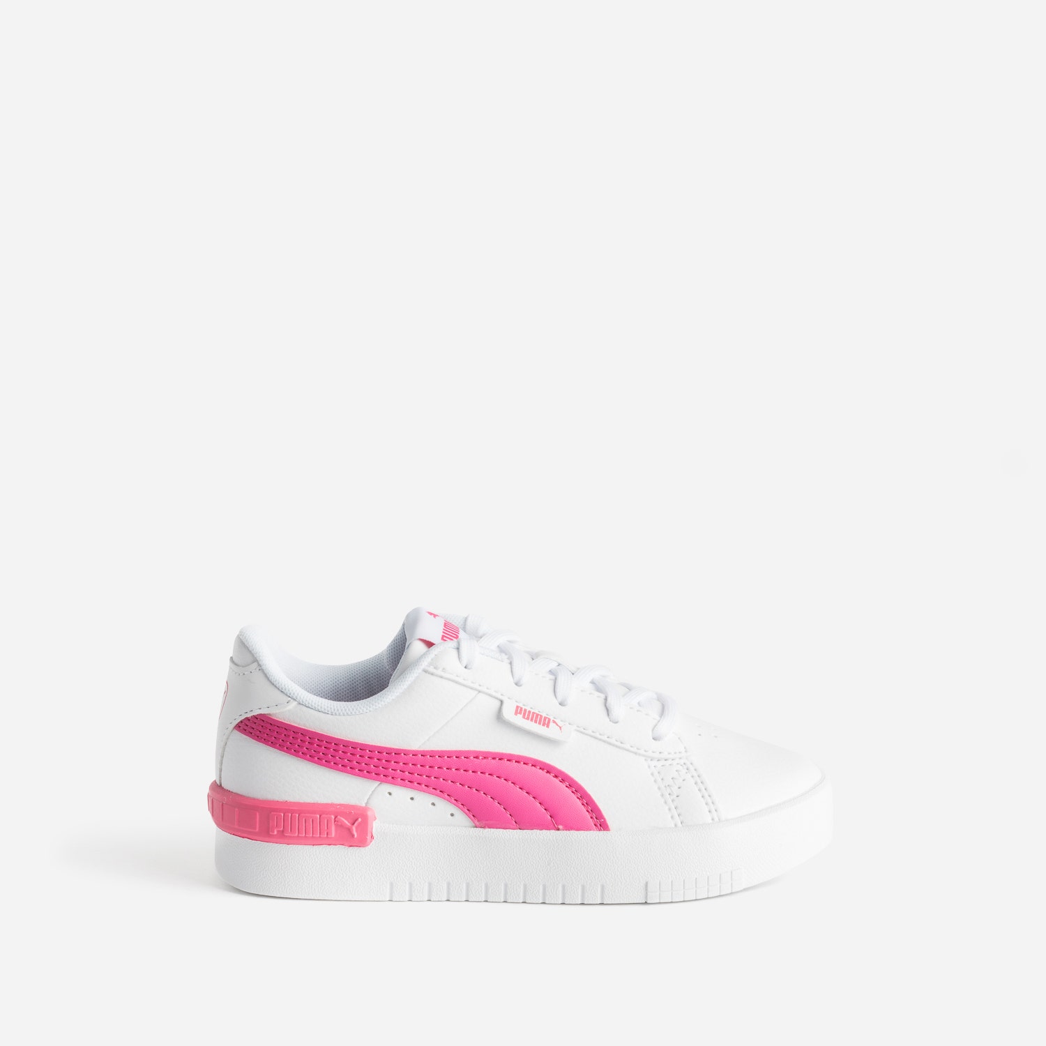 Tennis PUMA blanche et rose foncé