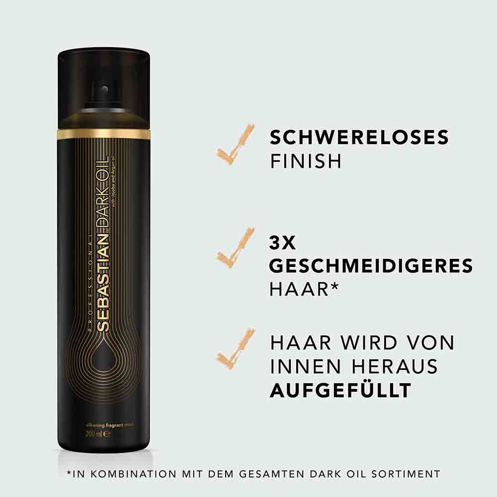Sebastian Professional Allround-Haarprodukte Dark Oil Silkening Fragrant Mist - Schwereloses Duftspray