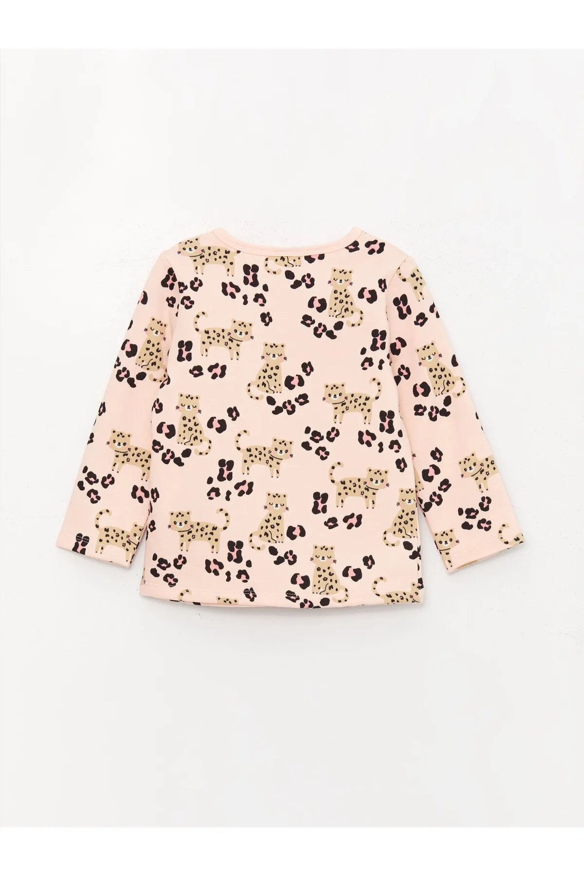 LC Waikiki  Bedrucktes Baby-Pyjama-Set mit Rundhalsausschnitt