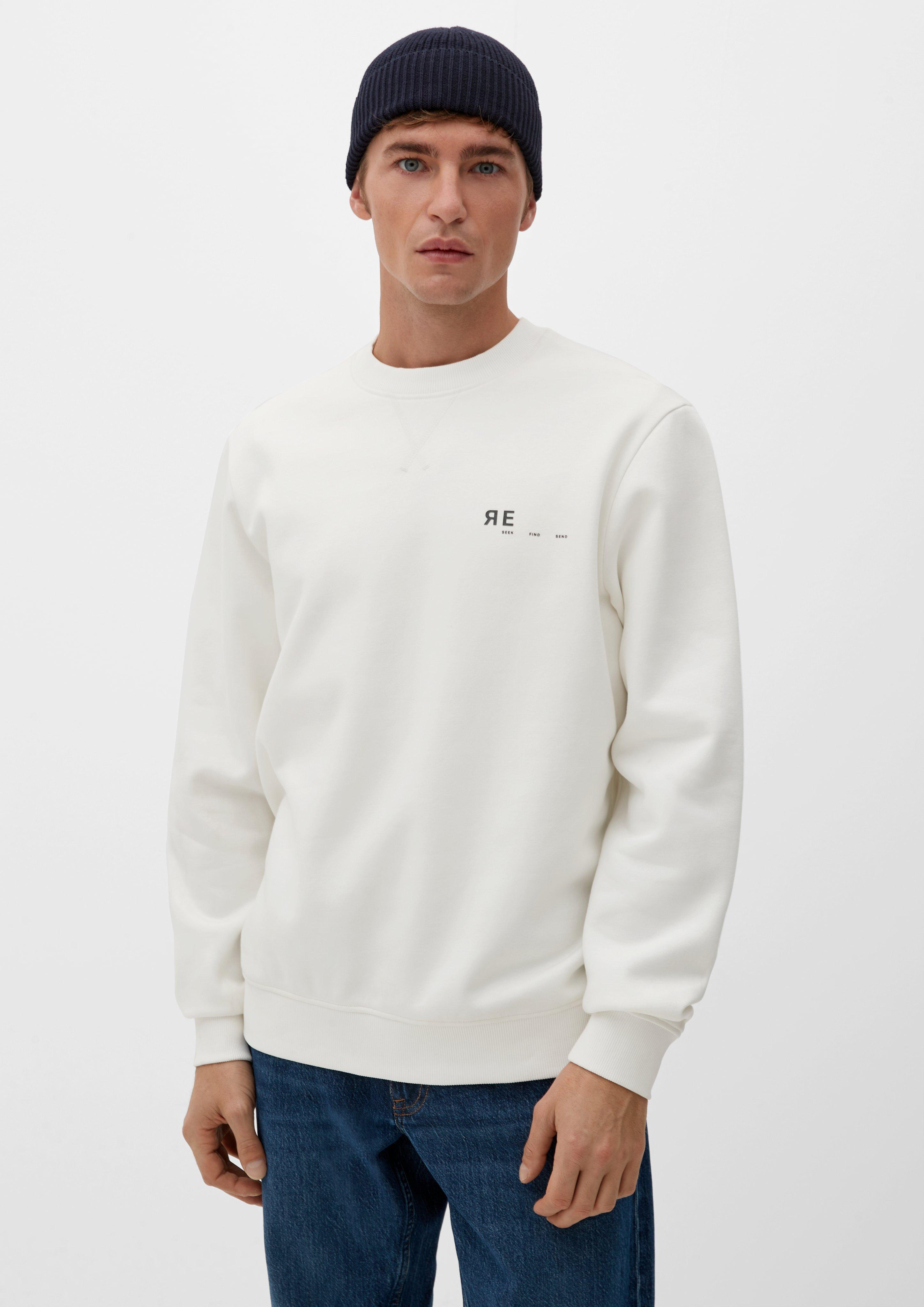 Sweatshirt mit Schrift- und Backprint  2125699-01D1