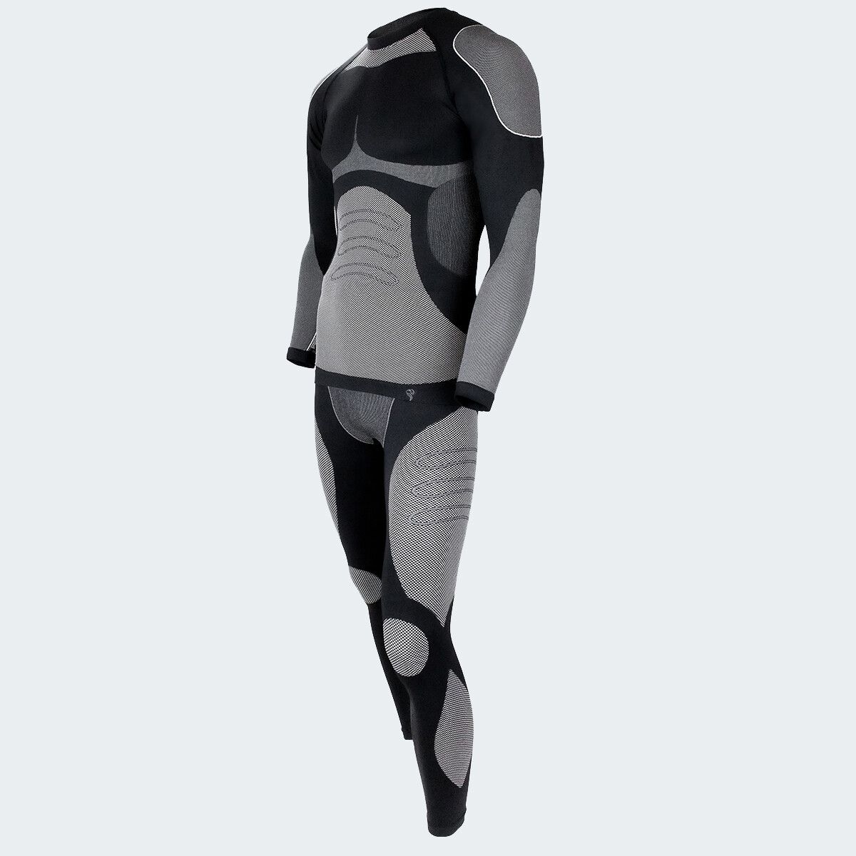 Black Snake Python Black Herren Funktionsunterwäsche Set