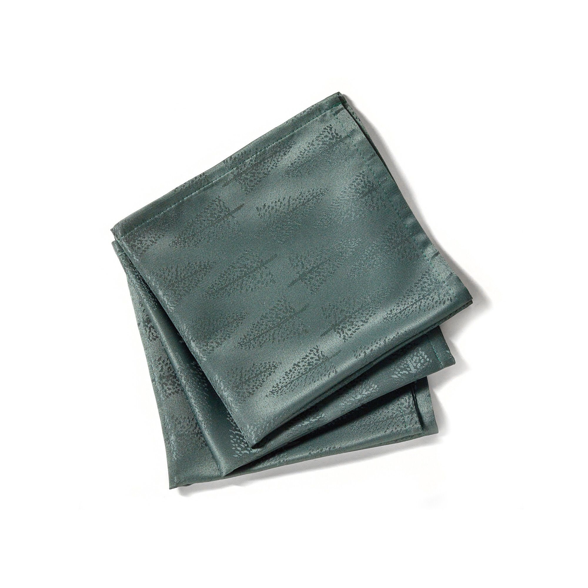 Nappe damassée motifs sapins