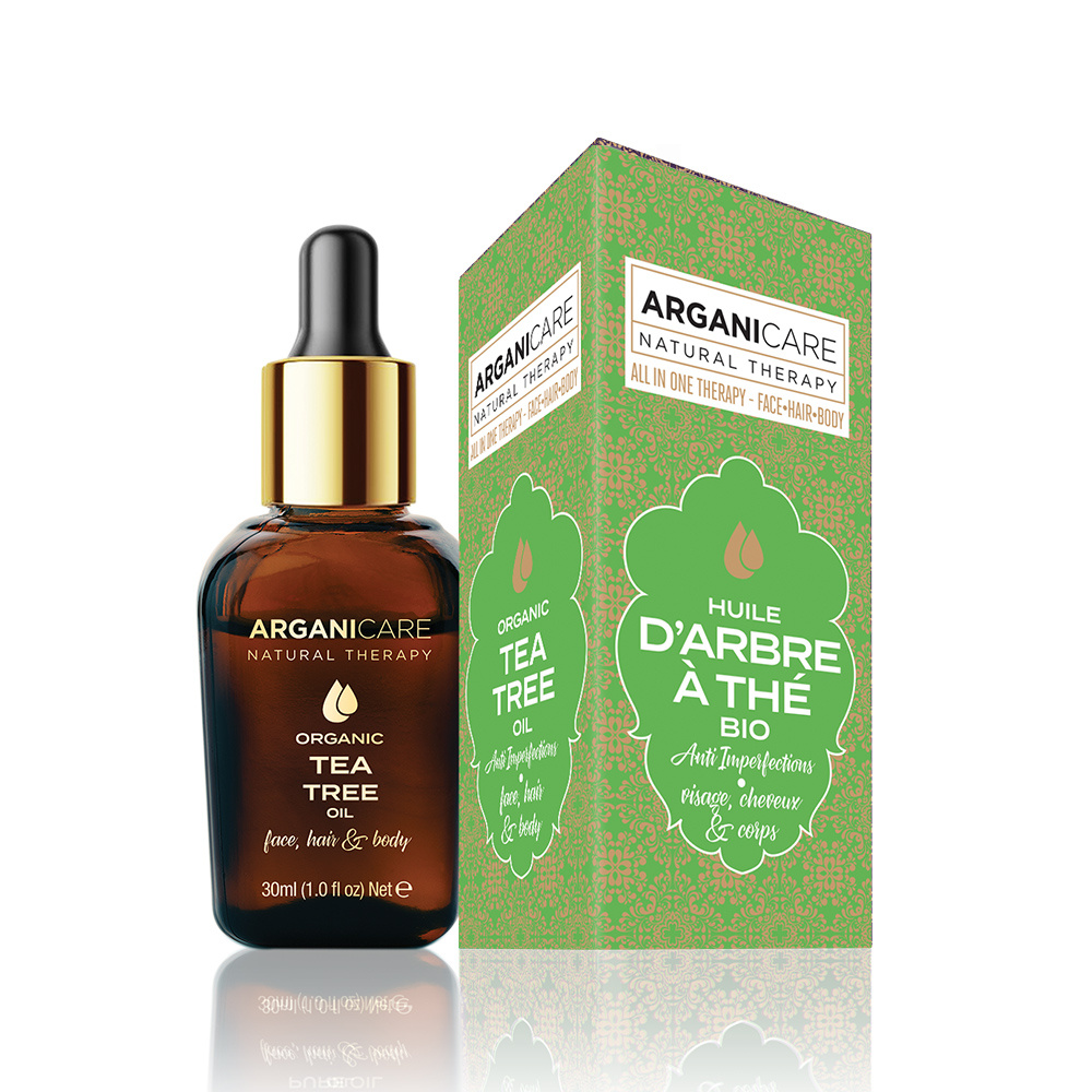 Arganicare Huile d'Arbre à Thé Huile bio 3-1 visage, corps, cheveux