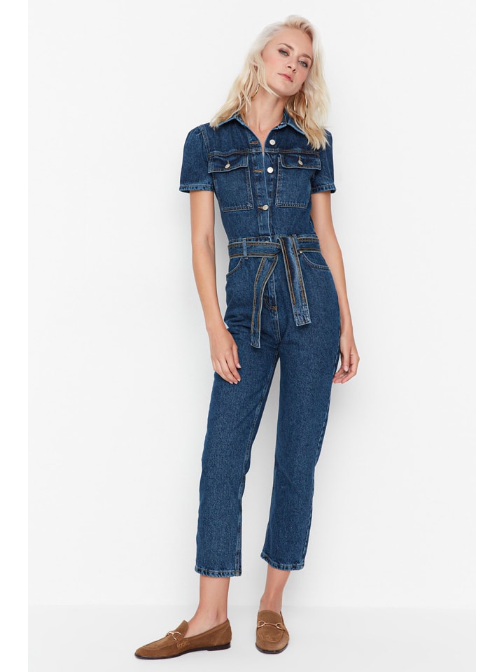 trendyol Jumpsuit in Blau günstig kaufen