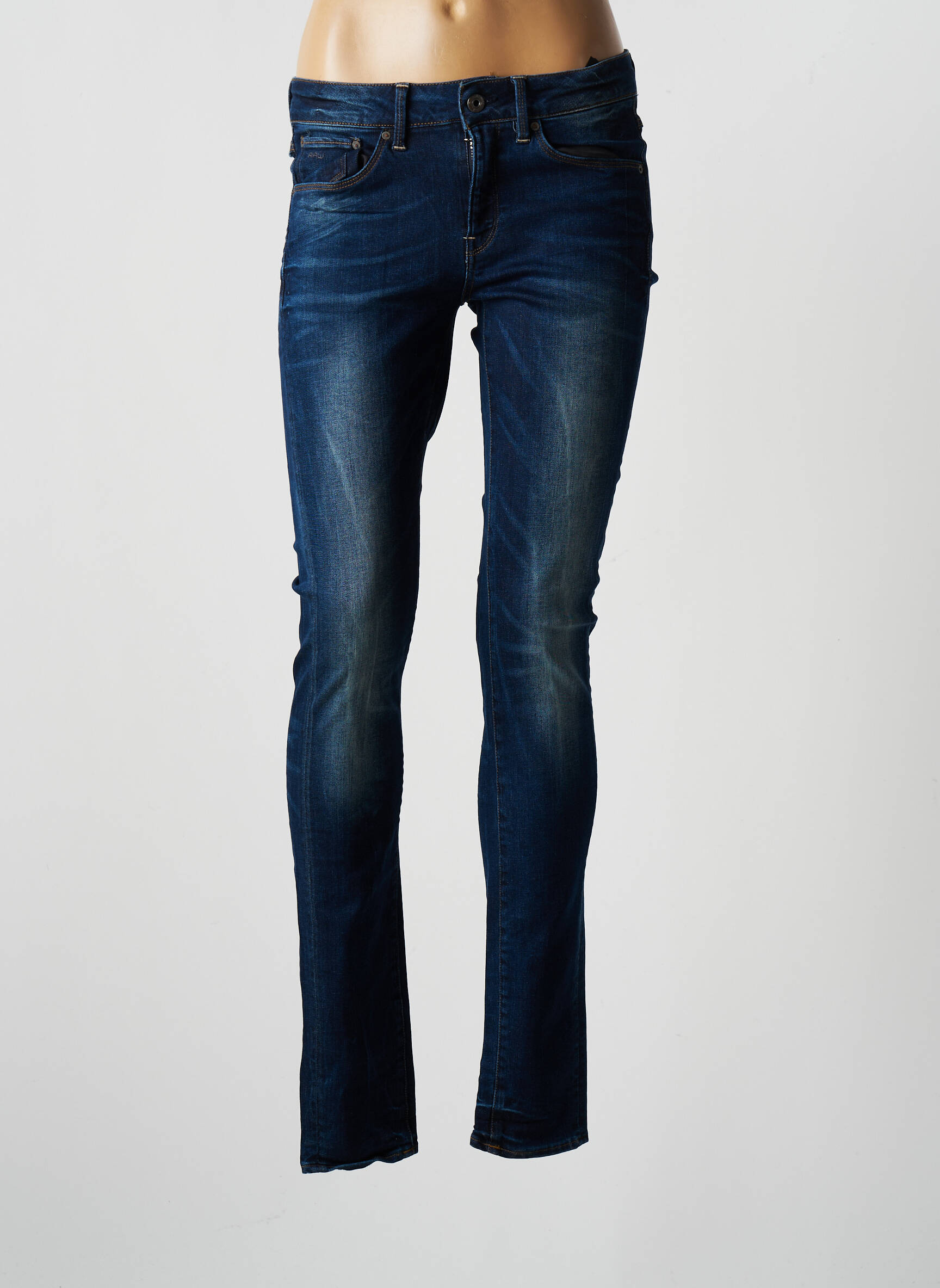 G Star Jeans Skinny Femme couleur bleu