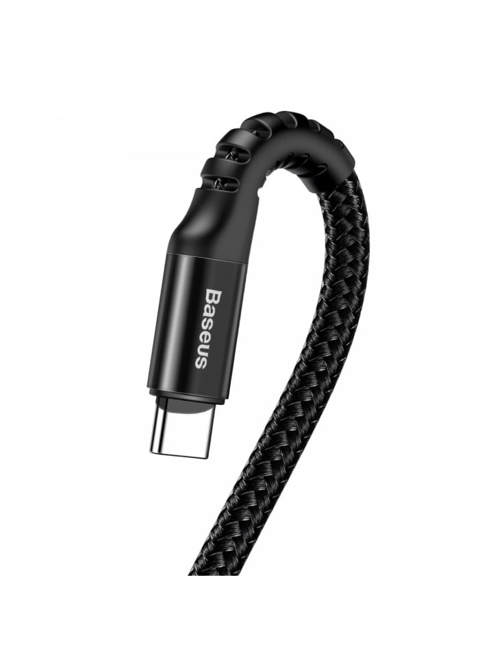 Baseus Baseus Fish Eye Ladekabel Datenkabel USB-A zu USB-C in Schwarz günstig kaufen onesize