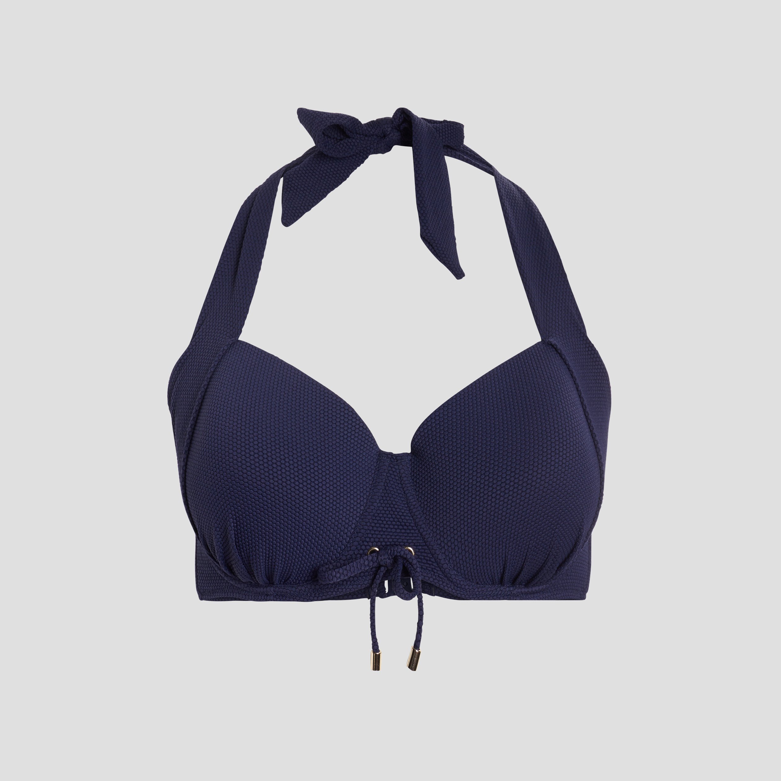 Haut de maillot de bain bleu foncé femme grande taille | La Halle
