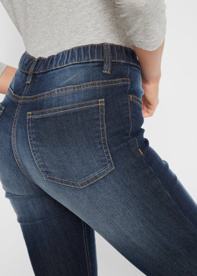 Jeans-Jeggings mit Bequembund, Skinny