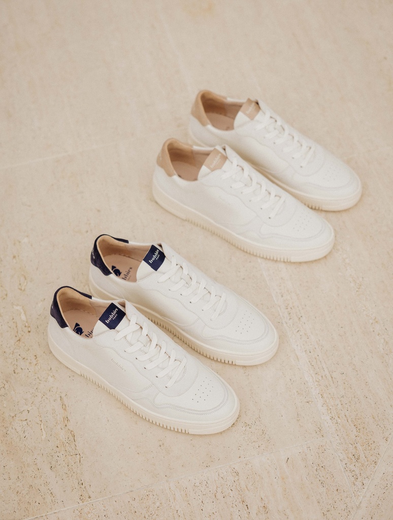 Travis - Blanc Cassé & Beige Cendré