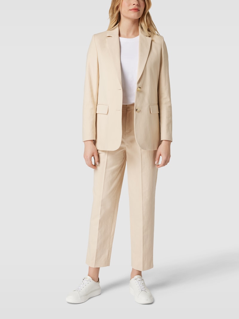 Blazer mit Reverskragen in sand