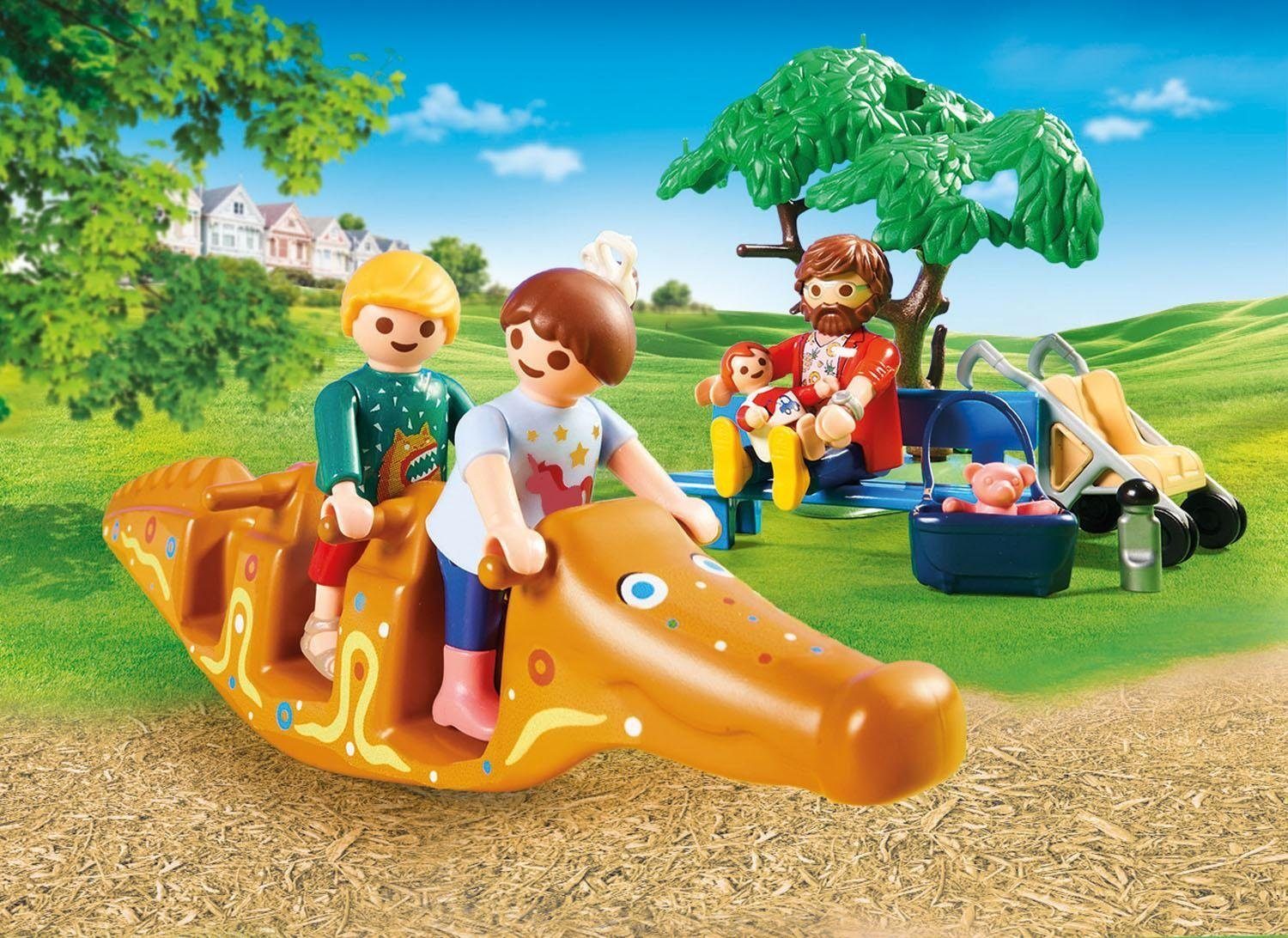 Playmobil® Konstruktions-Spielset Abenteuerspielplatz (70281), City Life, (83 St), Made in Germany