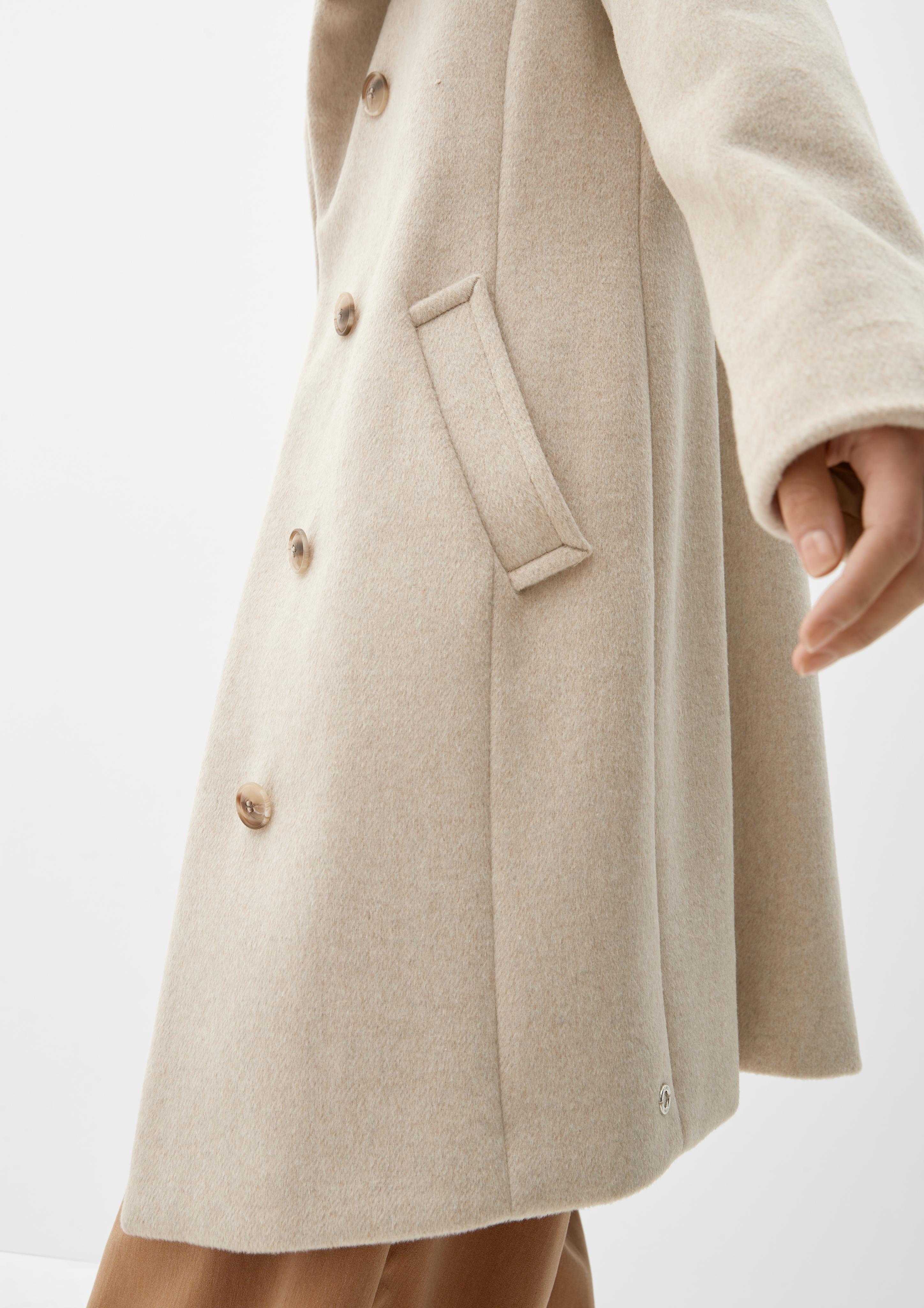 Wollmixmantel in klassischem Look  2116948-81W8