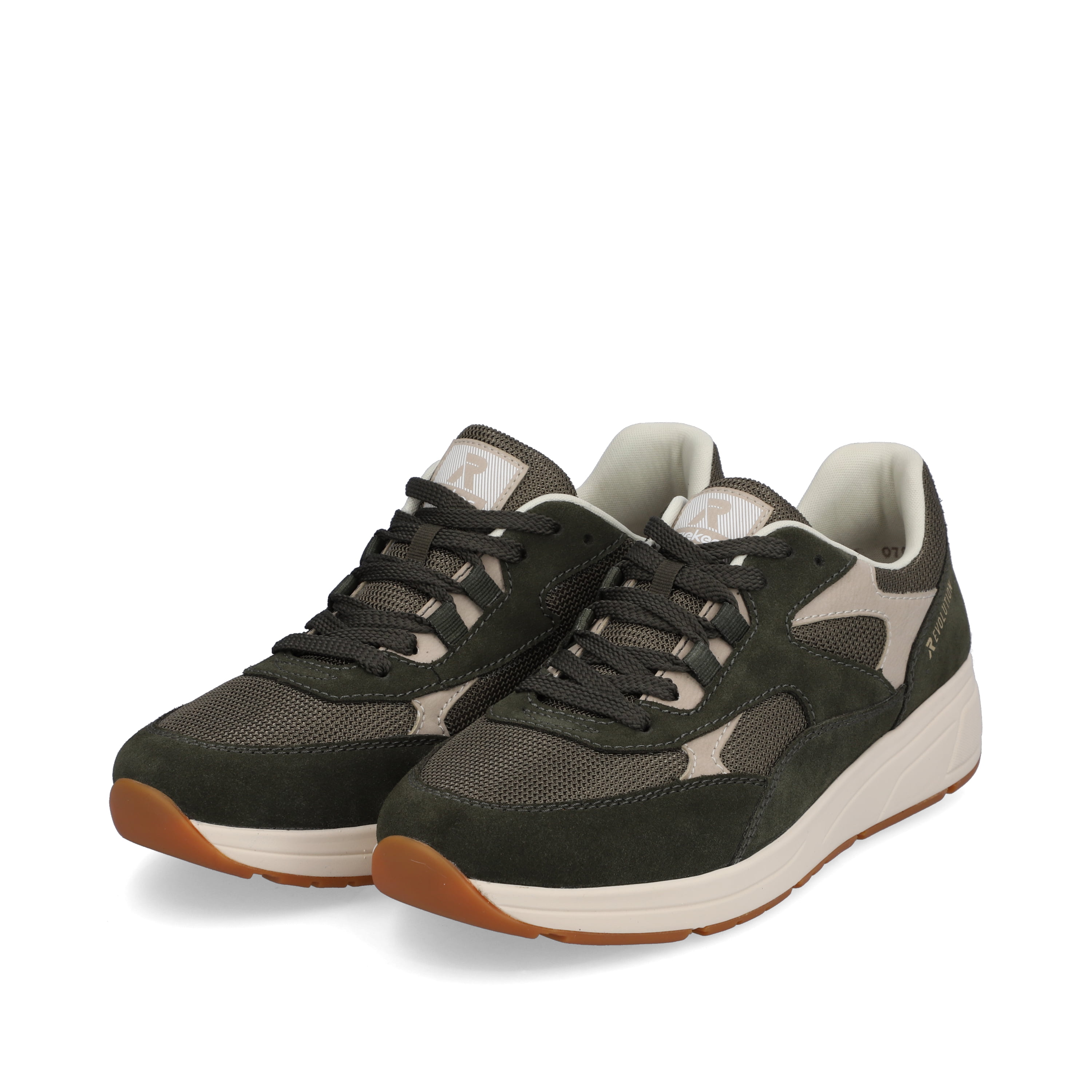 Rieker Herren Sneaker Low army green