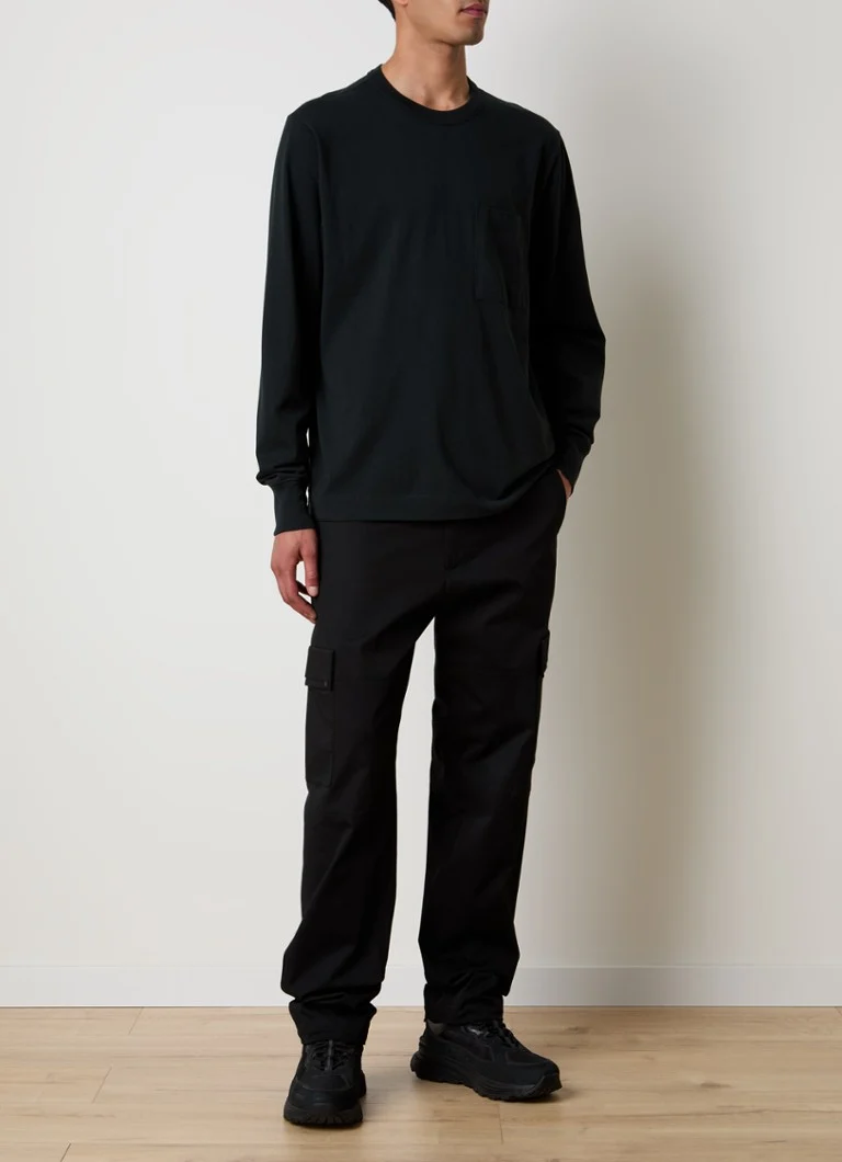 Tricou Canada Goose Gladstone cu mânecă lungă și buzunar la piept