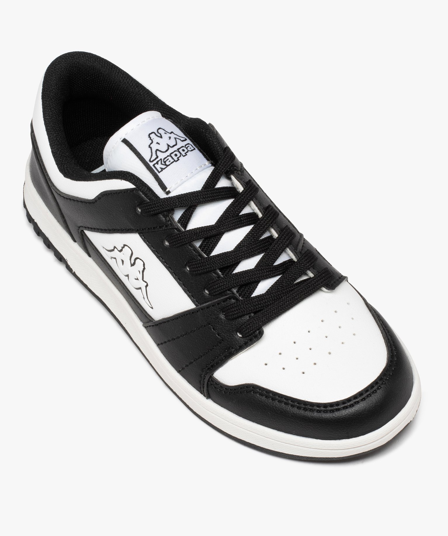 Baskets Garçon bicolores à lacets - Kappa blanc | GEMO