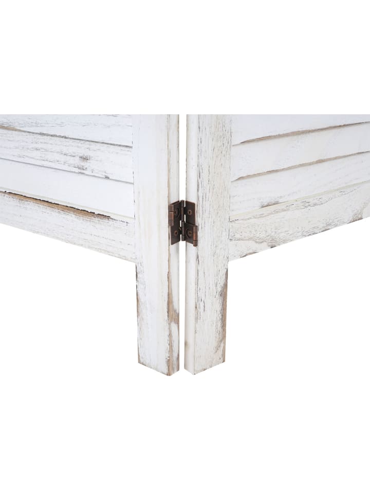 MCW Paravent G30, Shabby-Look, Weiß günstig kaufen onesize