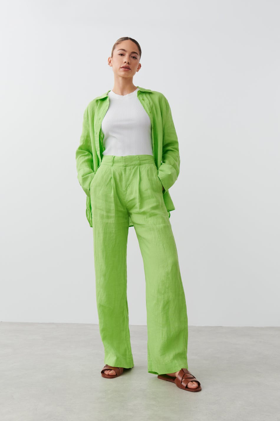 Linen trousers