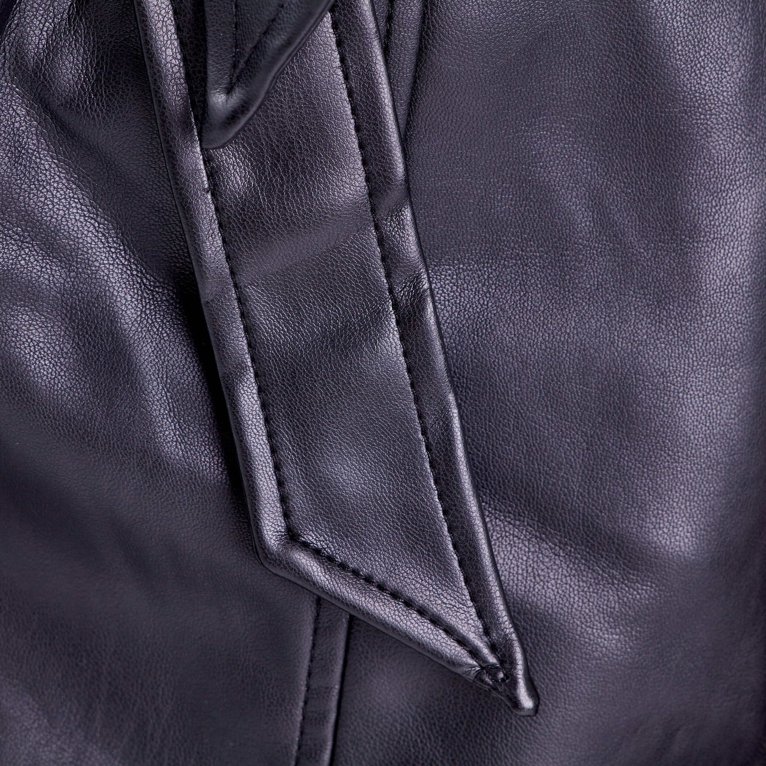 Short paperbag similicuir noir femme | Cache Cache