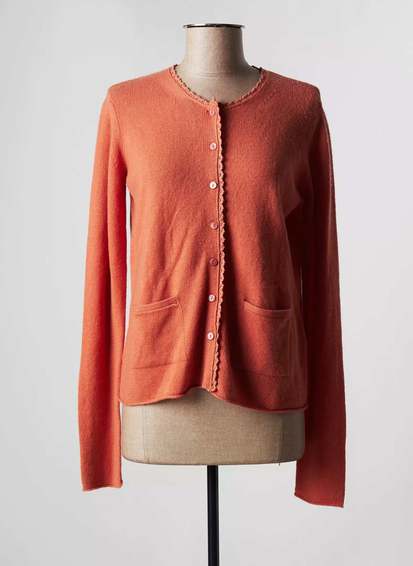 Twin Set Cardigans Femme couleur orange