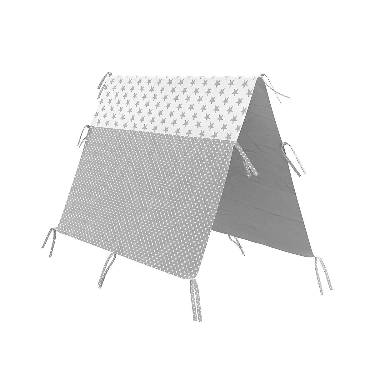 Überwurf Kinderbett Indianerzelt für Tipi Bett 80x160cm Zeltbett Zelt