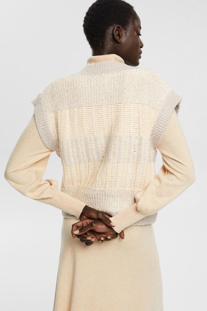 Strickpullunder mit Glitzereffekt