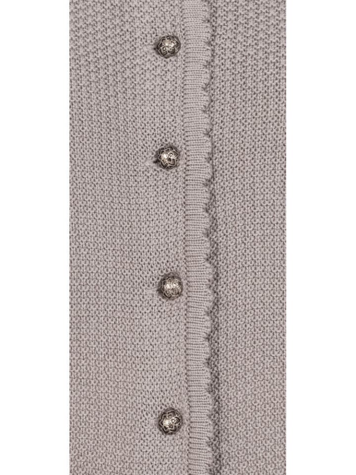 Nübler Strickjacke Langarm Yvonne in Silber günstig kaufen