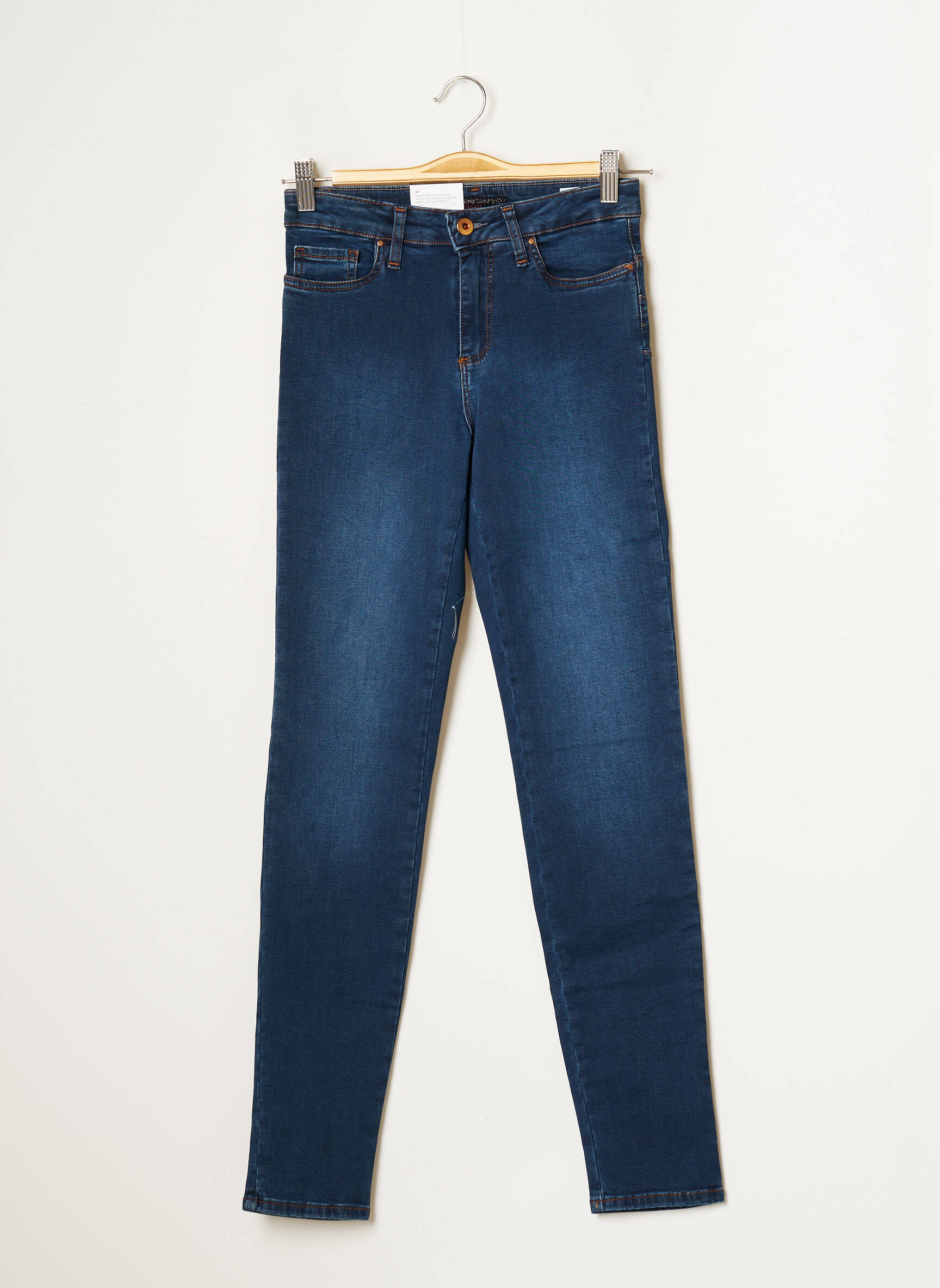 Lcdn Jeans Coupe Slim Femme couleur bleu