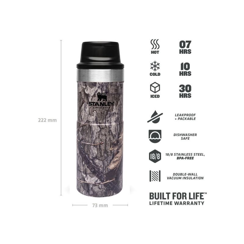 Stanley Classic Trigger-Action Travel Mug 16oz \/470ml Country DNA Mossy Oak