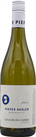 2022 Grauburgunder Plaisir trocken - Weingut Pieper-Basler