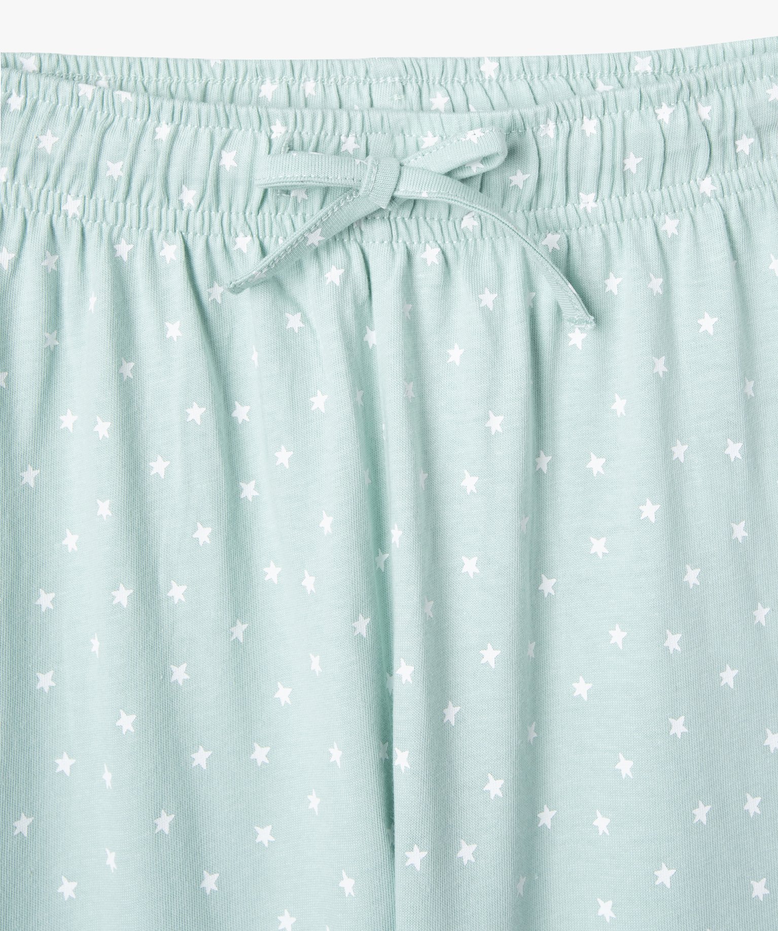 Pyjama à motif chat avec touches scintillantes fille vert | GEMO